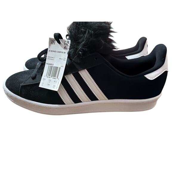 Adidas Men's Jeremy Scott x Campus 80s 'Bones - Black' Size 11 - Picture 5 of 9